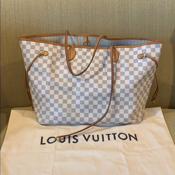 Louis Vuitton Handbags - On Hold -Louis Vuitton Damier Azur Neverfull GM